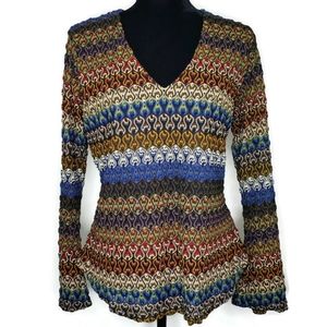 Venezia, semi-sheer, stretchy top, Size 14/16